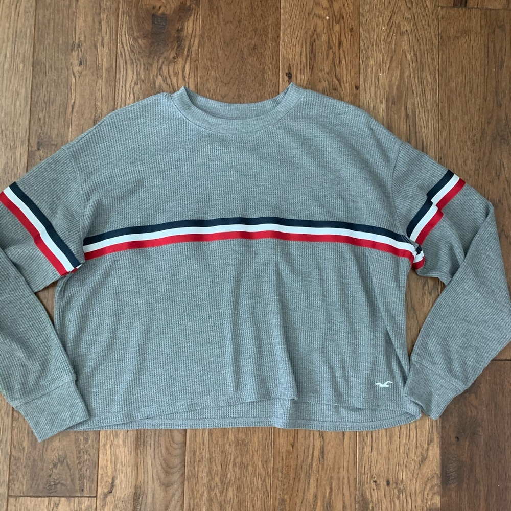 Hollister Boyfriend Tee/ grey